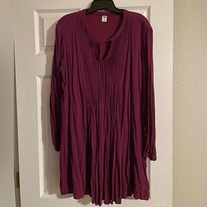 Burgundy Tunic XL